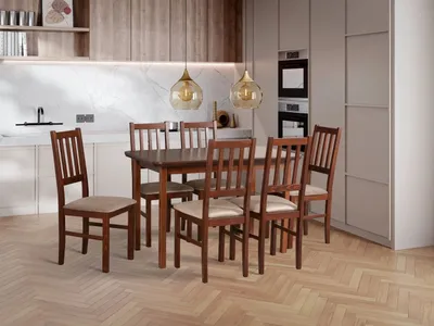 Image de Table à manger LEON 4 – noyer