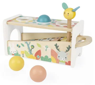 Immagine prodotto di Janod Pure - Gioco di abilità con lo xilofono in legno per i più piccoli