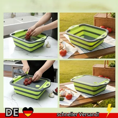 Produktbild von Tragbares Platzsparendes Waschbecken mit Integriertem Spülbecken und