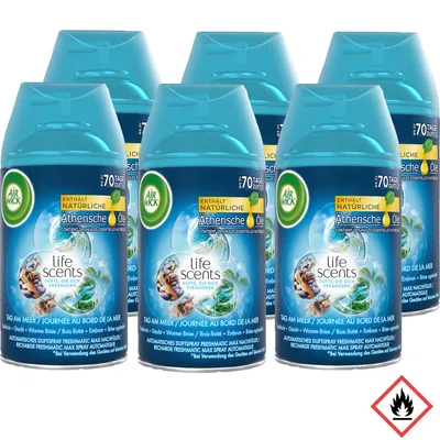 Image de Air Wick Freshmatic Max Journée à la mer Recharge 250ml Pack de 6