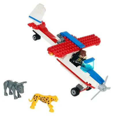 Zdjęcie produktu dla BanBao Safari Airplane, Zestaw do budowania, 4 lat(a), Plastik, 146 szt.