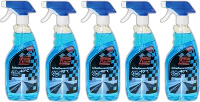 Produktbild von 5x 500 ml Scheibenenteiser Spray | Auto KFZ Enteiserspray Scheiben Enteiser