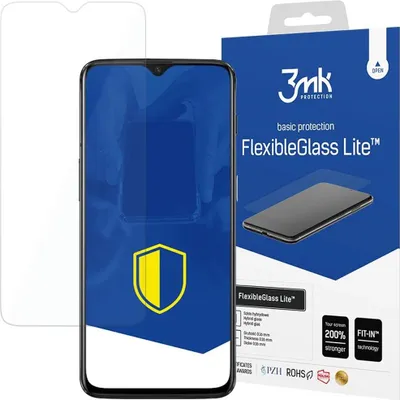 Image de 3mk Verre d'écran hybride FlexibleGlass Lite pour OnePlus 6T 0,16mm 6H
