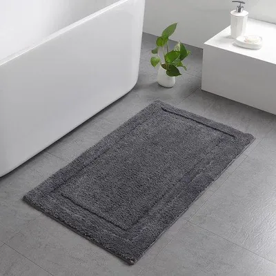 Produktbild von Unyqoos® Antirutsch-Dusch- & Badmatte Anthrazit 50×80 cm – rutschfeste Badvorlage für Dusche, Bad und WC