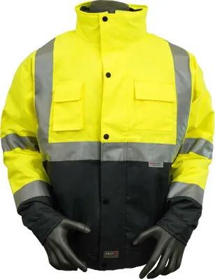 Produktbild von PROFIL Warn-/Wetterschutzjacke Comfort Gr. XL gelb
