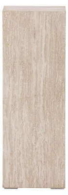 Produktbild von Ramsvik Beistelltisch weiß Pflanzenständer beige.