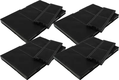 Produktbild von vhbw 8x Filter kompatibel mit Siemens LC67KIM60/01, LC67KIM60, LC68KPP60/02, LC68KPP60/01, LC68KPP60 Dunstabzugshauben - 8x Aktivkohlefilter Schwarz