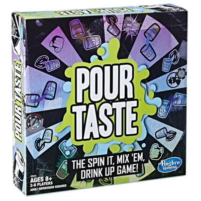 The image shows the box of the board game 'Pour Taste'.