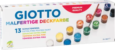 Productafbeelding van 6X Lukas 104888601 Malfertige Deckfarben 13er Sortimen