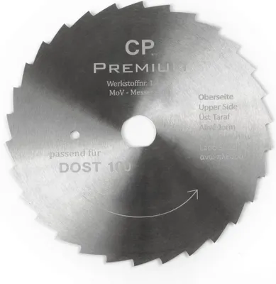 Produktbild von Kreismesser für Dönerschneider Dost 100 mm Gezahnt Edelstahl