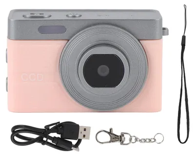 Zdjęcie produktu dla Miniaturowa kamera o rozdzielczości 1080p, wideo cyfrowe, kampus studencki, lekka, niewielka, w kolorze różowym