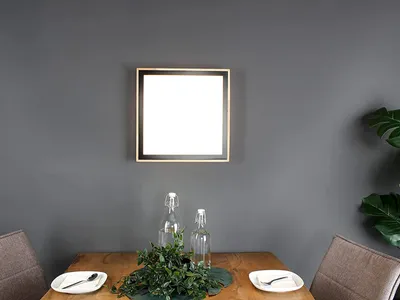 Produktbild von LED Wandleuchte SOLSTAR eckig 28x28cm
