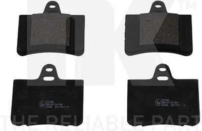 Produktbild von NK Bremsbeläge Satz Hinten Bremsklötze für CITROËN C5 II Break (RE) 221946