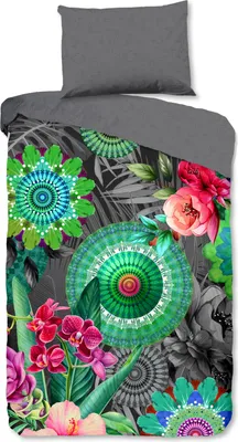 Produktbild von Hip Bettwäsche mit Mandalas -Thirze - 140x200 cm-  100% Baumwolle / Satin