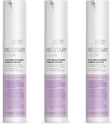 Produktbild von Re/Start Color Anti-Brassiness Purple Drops 3x50 ml
