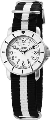 Produktbild von 4YOU Uni Uhr Armbanduhr Analog Quarz Nylon 250002001