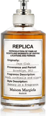Produktbild von Maison Margiela Replica Jazz Club 100 ml, Männer, Zitrone, Neroli, Pink pepper, Rum, Sage, Vetiver, Styrax, Tabak, Vanille, Spray, Nicht nachfüllbare Flasche