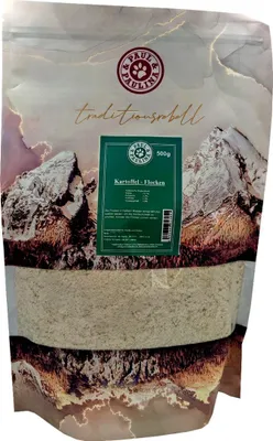 Produktbild von Paul & Paulina Kartoffelflocken getrocknet 500g 100% Kartoffel I Einzelfuttermittel für Hunde und Katzen