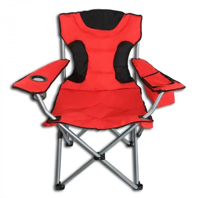 Produktbild von Campingstuhl XXL mit Flaschenhalter und Kühltasche