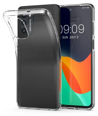Produktbild von kwmobile Hülle kompatibel mit Motorola Moto G52 / Moto G82 5G - Silikon Handyhülle transparent - Handy Case in Transparent