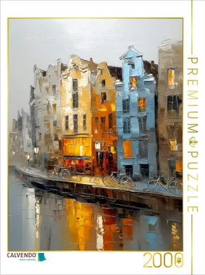 Produktbild von CALVENDO Puzzle Amsterdam | 2000 Teile Lege-Größe 90x67cm Foto-Puzzle für glückliche Stunden