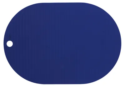 Produktbild von OYOY Ribbo Platzset 2er Set Blue L300160 aus 100% Silikon 46x33 cm ovales skandinavisches Tischset spülmaschinengeeignet