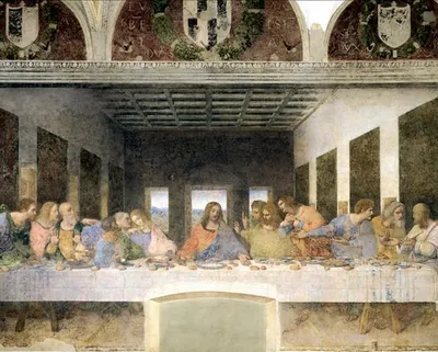 Obrázok produktu pre Léonard DEVINCI – Posledná večera od Leonarda da Vinciho – 40 x 51 cm – plagát