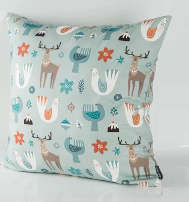 Produktbild von Kissenhülle Scandi Christmas versch. Größen von SCHÖNER LEBEN. Größe 60x60cm (HxB) 60x60cm (HxB) Größe