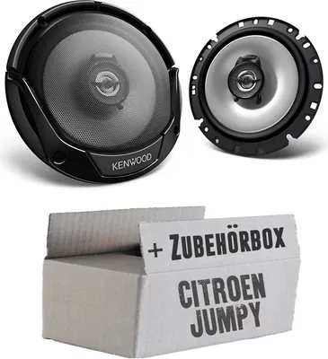 Produktbild von Lautsprecher Boxen Kenwood KFC-S1766 - 16,5cm 2-Wege Koaxialsystem Auto Einbausatz - Einbauset passend für Citroen Jumpy - justSOUND