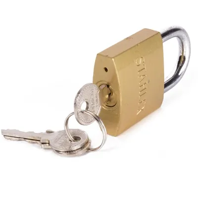 Produktbild von Vorhängeschloss Bügelschloss Messingschloss Schloss robust schlagfest wetterfest
