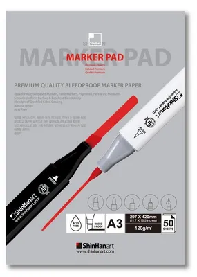 Obrázek produktu pro Blok TOUCH Marker Pad Premium A3, 50 listů 120 g
