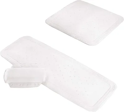 Image de Tapis de bain antidérapant Kleine Wolke Arosa 55 x 55 cm blanc
