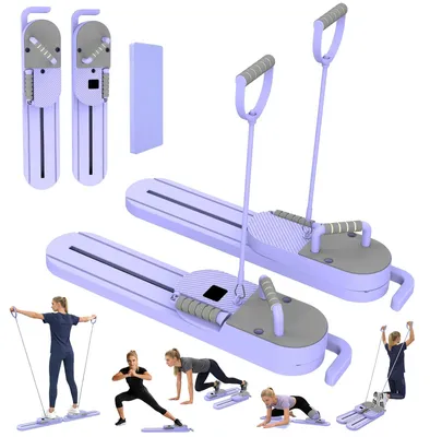 Obrázek produktu pro Pilates deska, multifunkční design, cvičení celého těla, fialová