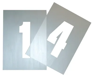 Immagine prodotto di Set di stencil per la marcatura dei pavimenti 150 mm E-COLL