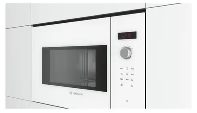 Immagine prodotto di Forno a microonde da incasso solo da 20 litri e 800 w, bianco Bosch BFL523MW1F