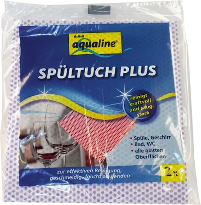 Produktbild von aQualine Spültuch Plus 9006-02058 2 St./Pack.