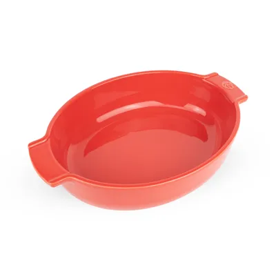 Produktbild von Peugeot ovale Auflaufform Appolia Ofenform Keramik Rot 31 cm 60596