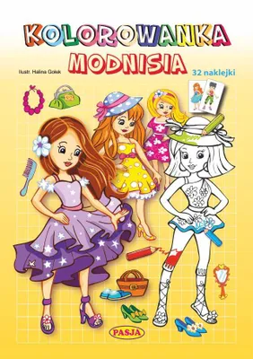 Zdjęcie produktu dla Kolorowanka edukacyjna dla dzieci z naklejkami