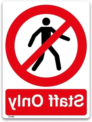 Produktbild von Sicherheitsabsperrschild - Zutrittsverbot - Warnschild - Sicherheitsanzeigetafel - BS EN ISO 7010 - A3 Größe - Sicherheitsrot
