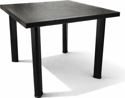 Produktbild von Gartentisch Terrassentisch Outdoor Tisch Anthrazit L80xB75xH72cm