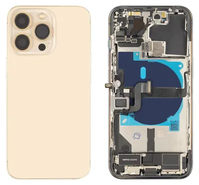 Produktbild von iPhone 13 Pro Gehäuse mit Backcover Gold