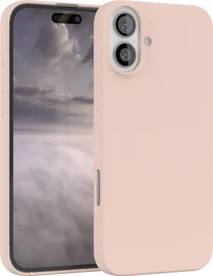 Produktbild von EAZY CASE Silikonhülle für Apple iPhone 16 Plus Silikon Backcover Schutz in Rosa