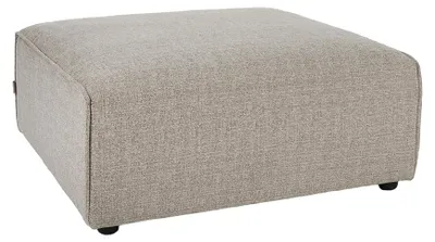 Imagen del producto de Pomax Otis, otomana, color beige, dimensiones: 90 cm de largo x 90 cm de ancho x 41,5 cm de alto