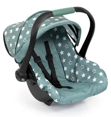 Productafbeelding van Bayer Design 67958AA Autostoeltje voor poppen met kap, verstelbare handgreep, accessoires voor poppen