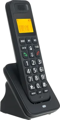 Obrázok produktu pre Rozšíriteľný bezdrôtový telefón s LCD displejom Podpora 5 slúchadiel Pripojenie Domáce telefóny pre kanceláriu Podnikanie Domov
