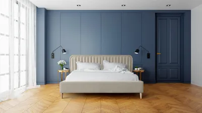 Productafbeelding van Gestoffeerd tweepersoonsbed MIAMI, 180x200 cm, complete set, stof Riviera, lichtbeige