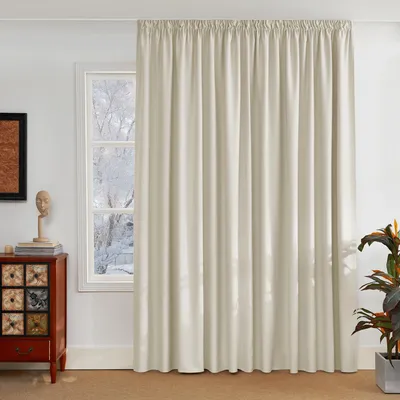 Fertigvorhang verdunkelnd 300x245 cm Lichtbeige