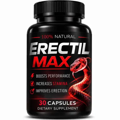 Image de Erectil Max – Gélules pour la vitalité masculine et l'amélioration des performances - 30 gélules