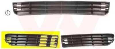 Zdjęcie produktu dla VAN Wezel | Kratka wentylacyjna, zderzak (0314504)
