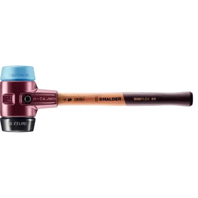 Immagine prodotto di HALDER mazzuola a faccia morbida SIMPLEX l.490mm testa d.80mm morbida/mediamente dura HO - 3012080